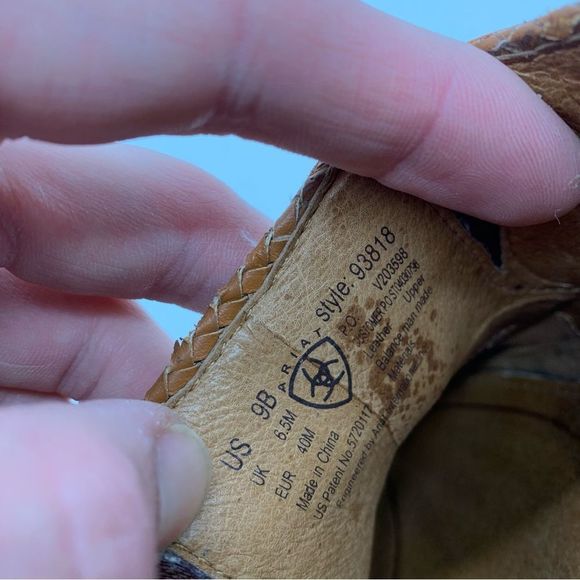 Ariat Tassel Clogs Womens 9 Brown Leather Mules Slip On Casual 93818 - Picture 9 of 9